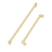 ZLINE 30" Autograph Edition Built-in Refrigerator Handle in Polished Gold, RBIVHZ-G-30 ZLINE Dreamwood Living