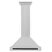 ZLINE 30" Autograph Edition Convertible Wall Mount Range Hood in DuraSnow® Stainless Steel with Matte Black Handle, KB4SNZ-30-MB ZLINE Dreamwood Living