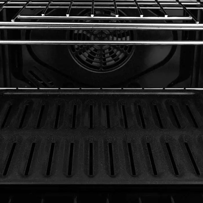 ZLINE 30" Autograph Edition Professional Double Wall Oven with Air Fry and Self-Clean in DuraSnow® Stainless Steel with White Matte Doors and Matte Black Handles, WADSZ-WM-30-MB ZLINE Dreamwood Living