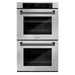 ZLINE 30" Autograph Edition Professional True Convection Double Wall Oven with Air Fry and Self Clean in Stainless Steel with Matte Black Handles, WADZ-30-MB ZLINE Dreamwood Living