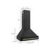 ZLINE 30" Autograph Edition Wall Mount Range Hood in Black Stainless Steel with Champagne Bronze Handle, BS655Z-30-CB ZLINE