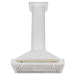 ZLINE 30" Autograph Edition Wall Mount Range Hood in Stainless Steel with Gold Handle, KB4STZ-30-G ZLINE Dreamwood Living