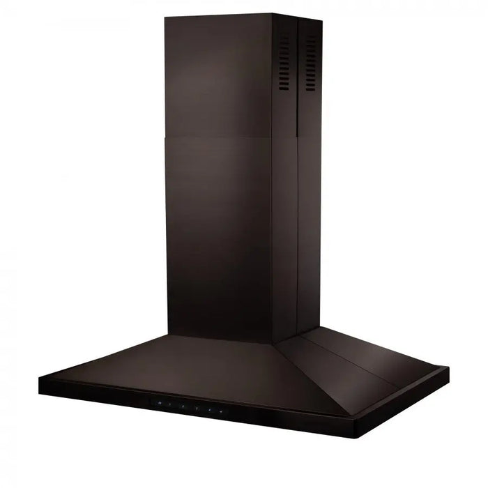 ZLINE 30" Convertible Vent Island Range Hood in Black Stainless Steel, BSGL2iN-30 ZLINE