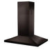 ZLINE 30" Convertible Vent Island Range Hood in Black Stainless Steel, BSGL2iN-30 ZLINE