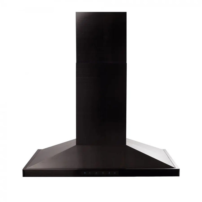 ZLINE 30" Convertible Vent Island Range Hood in Black Stainless Steel, BSGL2iN-30 ZLINE