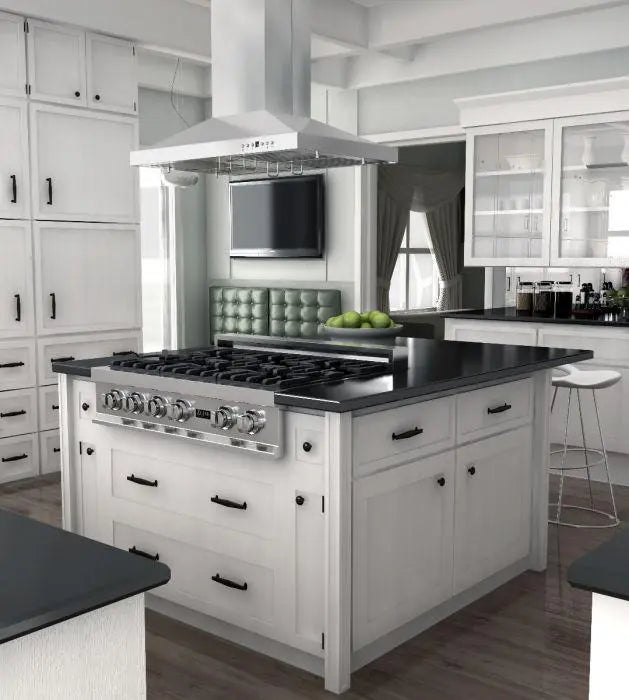 ZLINE 30" Convertible Vent Island Range Hood in Stainless Steel, GL2i-30 ZLINE