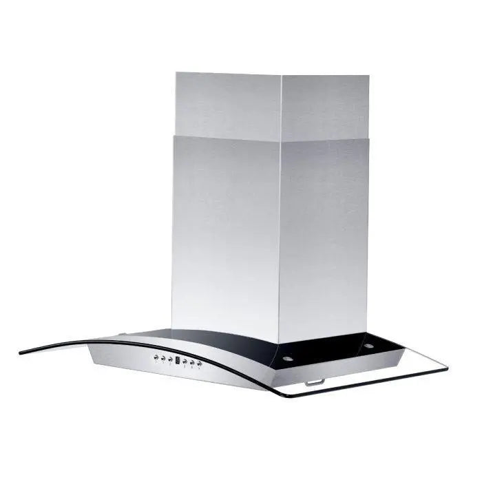 ZLINE 30" Convertible Vent Wall Mount Range Hood in Stainless Steel & Glass, KZ-30 ZLINE