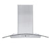 ZLINE 30" Convertible Vent Wall Mount Range Hood in Stainless Steel & Glass, KZ-30 ZLINE