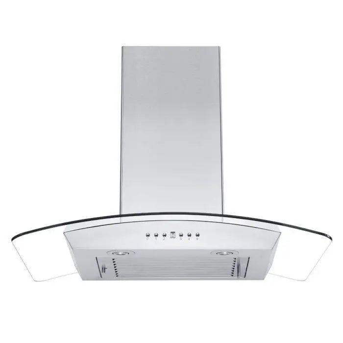 ZLINE 30" Convertible Vent Wall Mount Range Hood in Stainless Steel & Glass, KZ-30 ZLINE