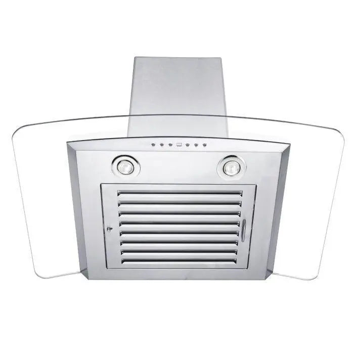 ZLINE 30" Convertible Vent Wall Mount Range Hood in Stainless Steel & Glass, KZ-30 ZLINE