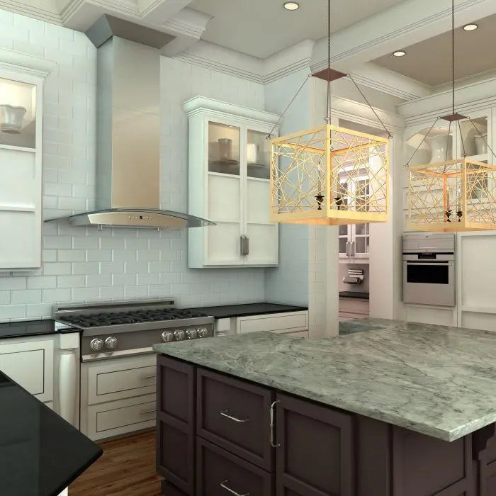 ZLINE 30" Convertible Vent Wall Mount Range Hood in Stainless Steel & Glass, KZ-30 ZLINE