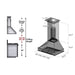 ZLINE 30" Designer Series Wall Mount Range Hood in DuraSnow® Stainless Steel, 8656S-30 ZLINE Dreamwood Living