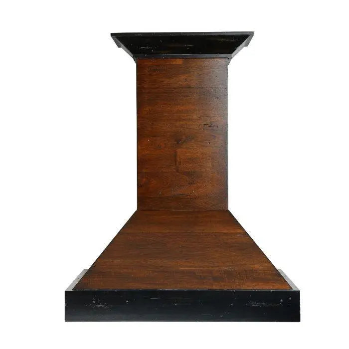 ZLINE 30" Designer Series Wooden Wall Mount Range Hood in Antigua and Walnut, KBAR-30 ZLINE