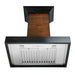ZLINE 30" Designer Series Wooden Wall Mount Range Hood in Antigua and Walnut, KBAR-30 ZLINE