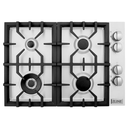 ZLINE 30" Drop-In Cooktop with 4 Gas Burners in Stainless Steel, RC30 ZLINE