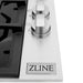 ZLINE 30" Dropin Cooktop with 4 Gas Brass Burners and Black Porcelain Top, RC-BR-30-PBT ZLINE