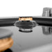 ZLINE 30" Dropin Cooktop with 4 Gas Brass Burners and Black Porcelain Top, RC-BR-30-PBT ZLINE