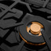ZLINE 30" Dropin Cooktop with 4 Gas Brass Burners and Black Porcelain Top, RC-BR-30-PBT ZLINE