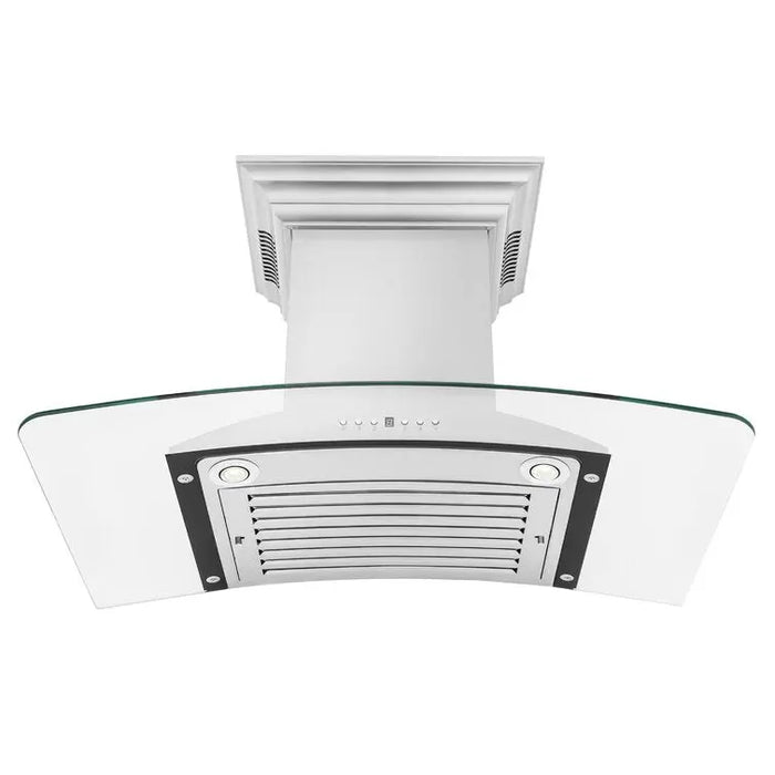 ZLINE 30" Ducted Wall Mount Range Hood in Stainless Steel & Glass with CrownSound Built-in Bluetooth Speakers, KNCRN-BT-30 ZLINE Dreamwood Living
