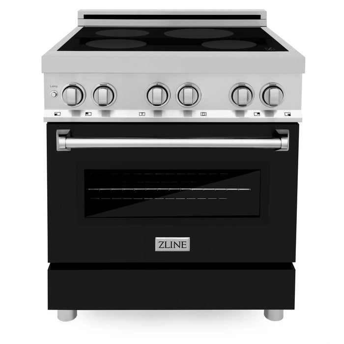 ZLINE 30" Induction Range in Black Matte, RAIND-BLM-30 ZLINE Dreamwood Living