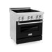 ZLINE 30" Induction Range in Black Matte, RAIND-BLM-30 ZLINE Dreamwood Living