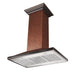 ZLINE 30" Island Range Hood in Hand Hammered Copper, 8GL2Hi-30 ZLINE