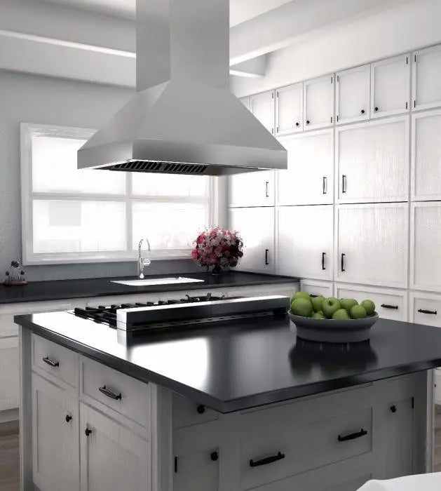 ZLINE 30" Island Range Hood in Stainless Steel, 597i-30 ZLINE Dreamwood Living