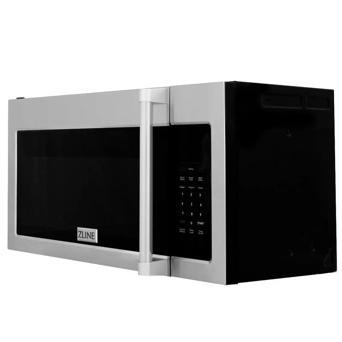 ZLINE 30" Over the Range Convection Microwave Oven in Stainless Steel with Traditional Handle and Sensor Cooking, MWO-OTR-H-30 ZLINE