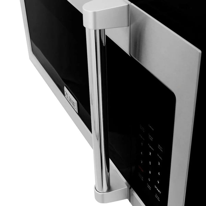 ZLINE 30" Over the Range Convection Microwave Oven in Stainless Steel with Traditional Handle and Sensor Cooking, MWO-OTR-H-30 ZLINE
