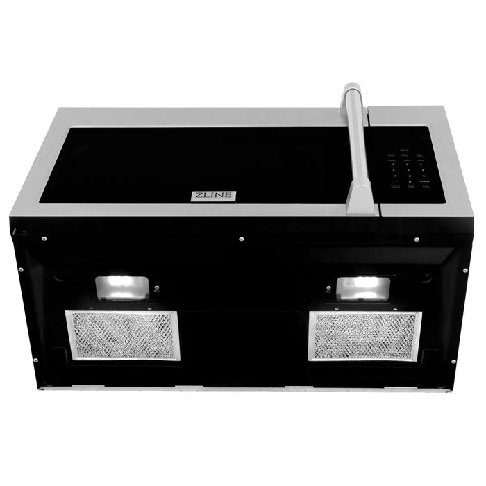 ZLINE 30" Over the Range Convection Microwave Oven in Stainless Steel with Traditional Handle and Sensor Cooking, MWO-OTR-H-30 ZLINE