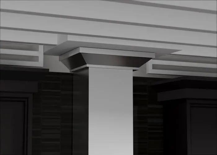 ZLINE 30" Professional Convertible Vent Wall Mount Range Hood in Stainless Steel with Crown Molding, 667CRN-30 ZLINE Dreamwood Living