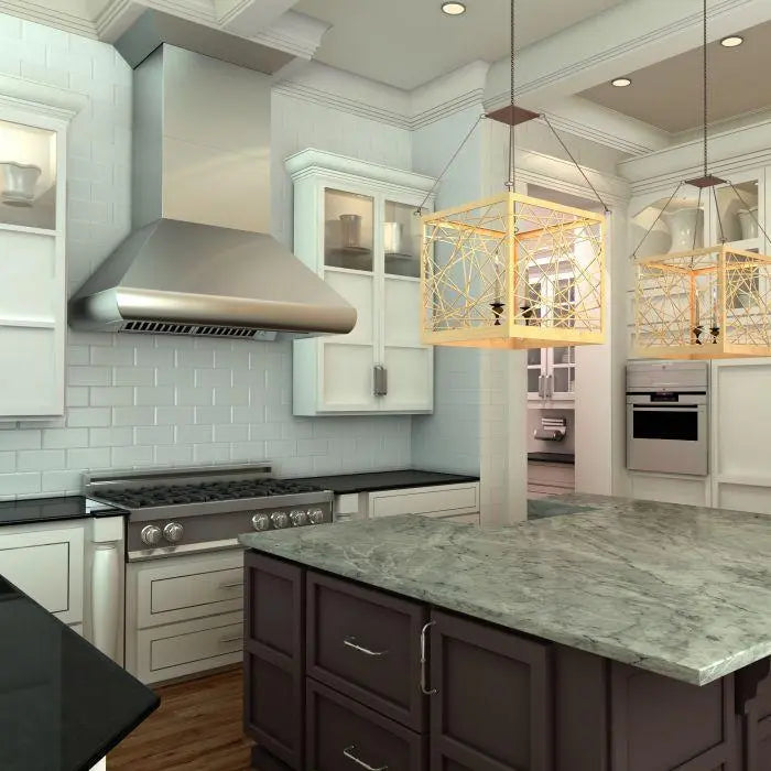 ZLINE 30" Professional Convertible Vent Wall Mount Range Hood in Stainless Steel, 587-30 ZLINE