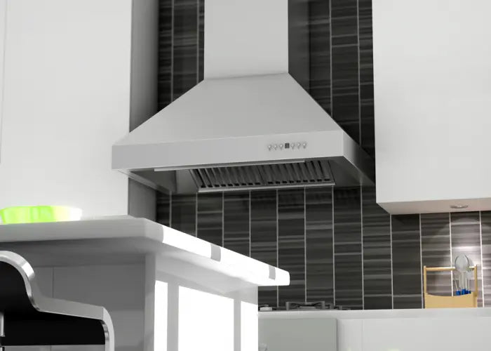ZLINE 30" Professional Convertible Vent Wall Mount Range Hood in Stainless Steel, 667-30 ZLINE