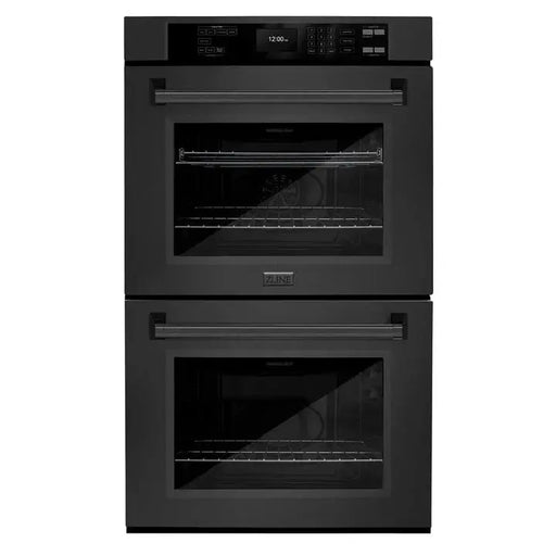 ZLINE 30" Professional Double Wall Oven with Air Fry and Self-Clean in Black Stainless Steel, WADB-30 ZLINE Dreamwood Living