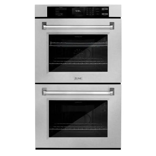 ZLINE 30" Professional Double Wall Oven with Air Fry and Self-Clean in DuraSnow® Stainless Steel, WADS-30 ZLINE Dreamwood Living