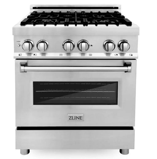 ZLINE 30" Professional Dual Fuel Range in Stainless Steel, RA30 ZLINE
