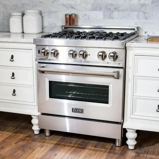 ZLINE 30" Professional Dual Fuel Range in Stainless Steel, RA30 ZLINE