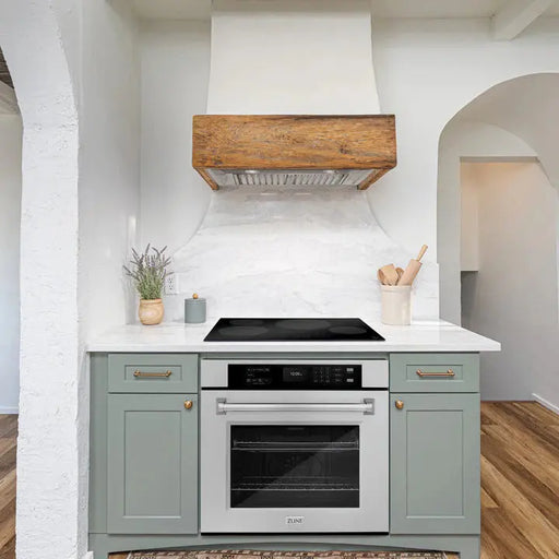 ZLINE 30" Professional Single Wall Oven with Air Fry and Self-Clean in DuraSnow® Stainless Steel, WASS-30 Dreamwood Living Dreamwood Living