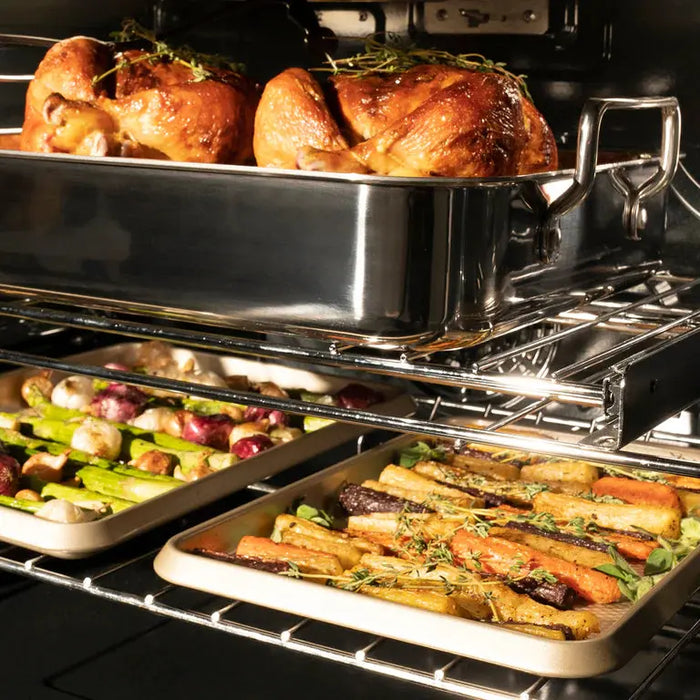 ZLINE 30" Professional Single Wall Oven with Air Fry and Self-Clean in DuraSnow® Stainless Steel, WASS-30 Dreamwood Living Dreamwood Living