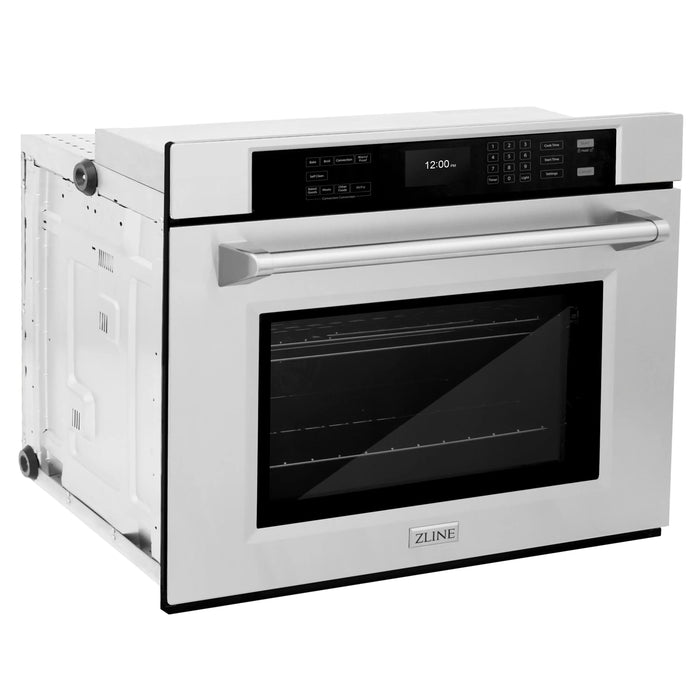 ZLINE 30" Professional Single Wall Oven with Air Fry and Self-Clean in Stainless Steel, WAS-30 ZLINE Dreamwood Living