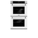 ZLINE 30" Professional True Convection Double Wall Oven with Air Fry and Self-Clean in Stainless Steel with White Matte Doors, WAD-WM-30 ZLINE Dreamwood Living