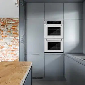 ZLINE 30" Professional True Convection Double Wall Oven with Air Fry and Self-Clean in Stainless Steel with White Matte Doors, WAD-WM-30 ZLINE Dreamwood Living