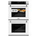 ZLINE 30" Professional True Convection Double Wall Oven with Air Fry and Self-Clean in Stainless Steel with White Matte Doors, WAD-WM-30 ZLINE Dreamwood Living