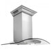 ZLINE 30" Vented Wall Mount Range Hood in Stainless Steel & Glass with Built-in CrownSound® Bluetooth Speakers, KZCRN-BT-30 ZLINE Dreamwood Living