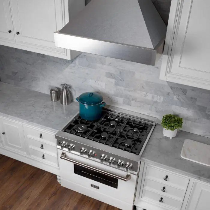 ZLINE 30" Wall Mount Range Hood in DuraSnow® Stainless Steel with DuraSnow® Shell, 8654SN-30 ZLINE