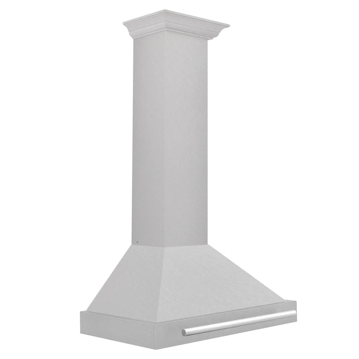 ZLINE 30" Wall Mount Range Hood in DuraSnow® Stainless Steel with Stainless Steel Handle, KB4SNX-30 ZLINE Dreamwood Living
