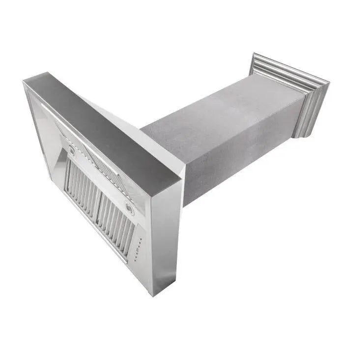ZLINE 30" Wall Mount Range Hood in DuraSnow® Stainless Steel with White Matte Shell, 8654WM-30 ZLINE Dreamwood Living