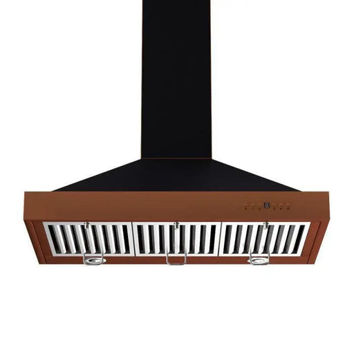 ZLINE 30" Wall Mount Range Hood  in Oil-Rubbed Bronze with Copper Accent, KB2-BCXXX-30 ZLINE