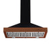 ZLINE 30" Wall Mount Range Hood  in Oil-Rubbed Bronze with Copper Accent, KB2-BCXXX-30 ZLINE