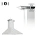 ZLINE 30" Wall Mount Range Hood in Stainless Steel with Built-in CrownSound™ Bluetooth Speakers, KF1CRN-BT-30 ZLINE Dreamwood Living